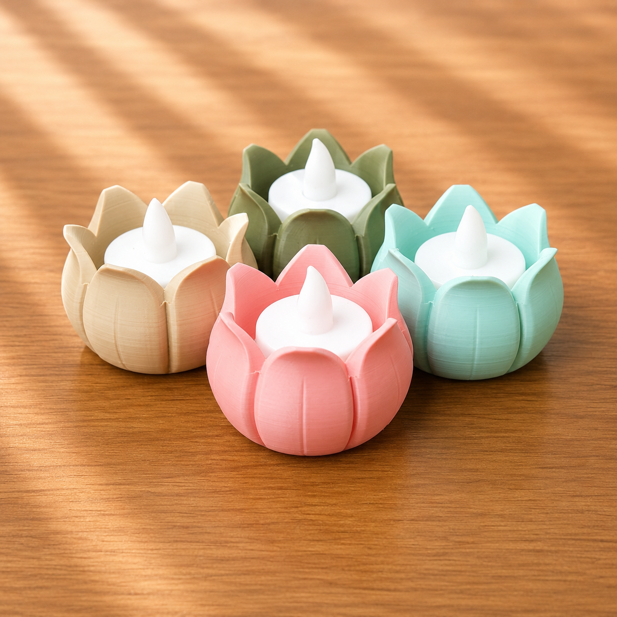 Tulip Tealight Candle