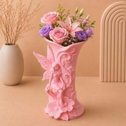 Fairy Sculpture Vase
