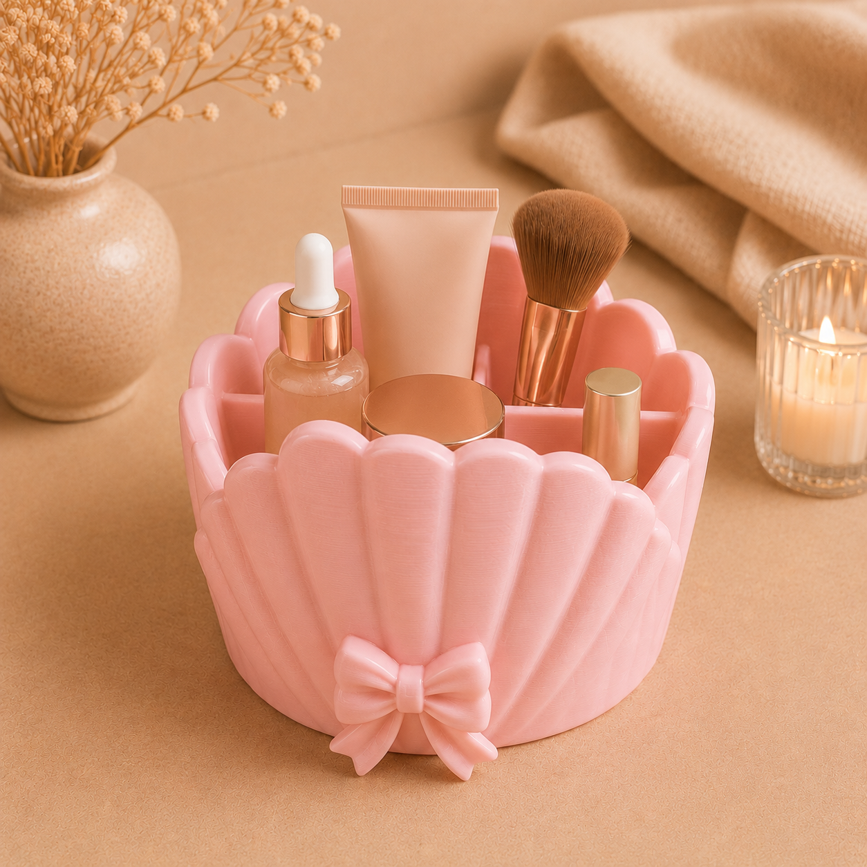 Shell Lipstick Holder