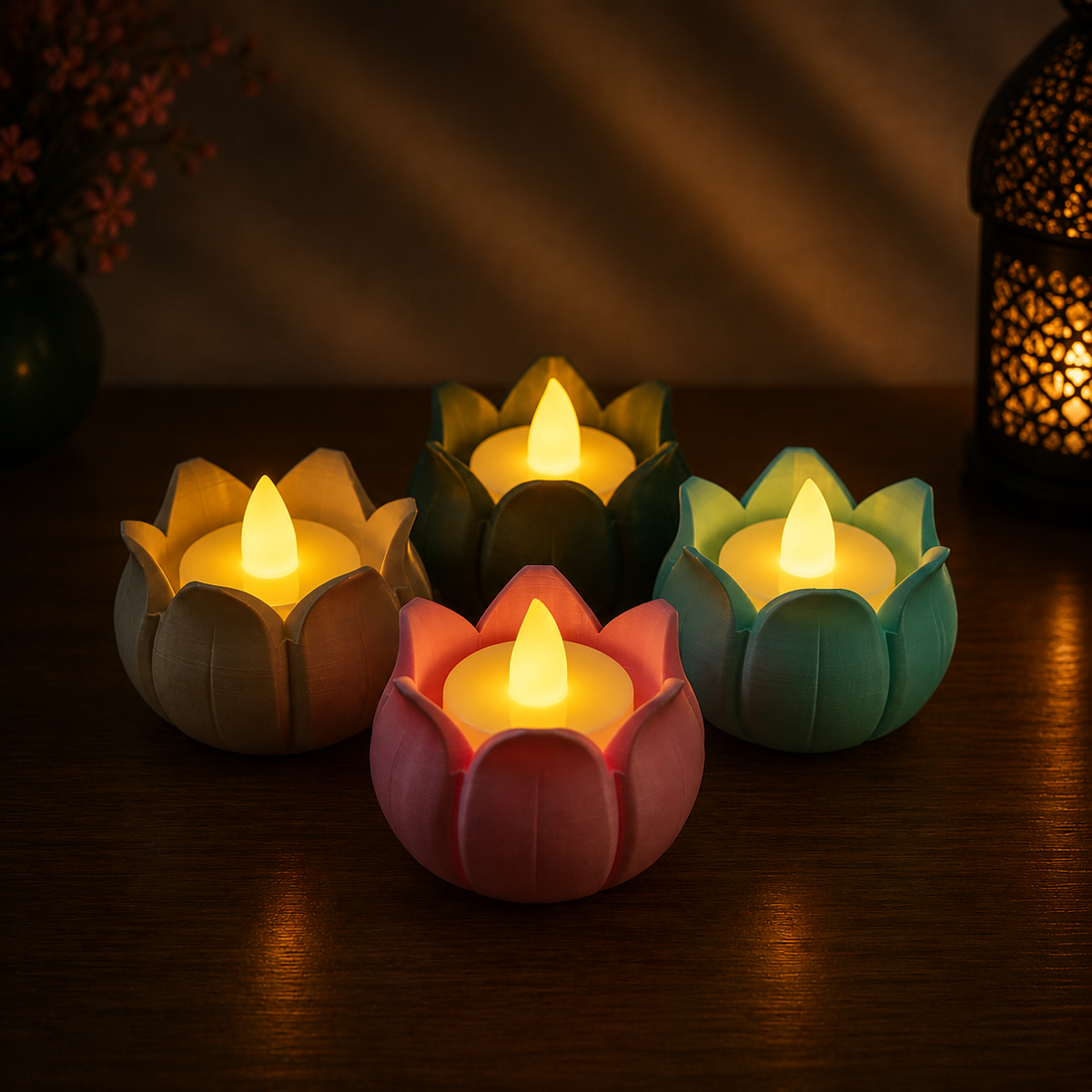 Tulip Tealight Candle