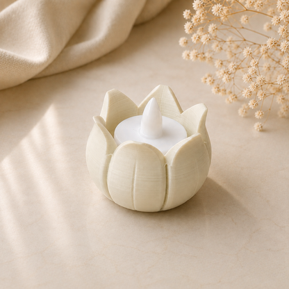 Tulip Tealight Candle