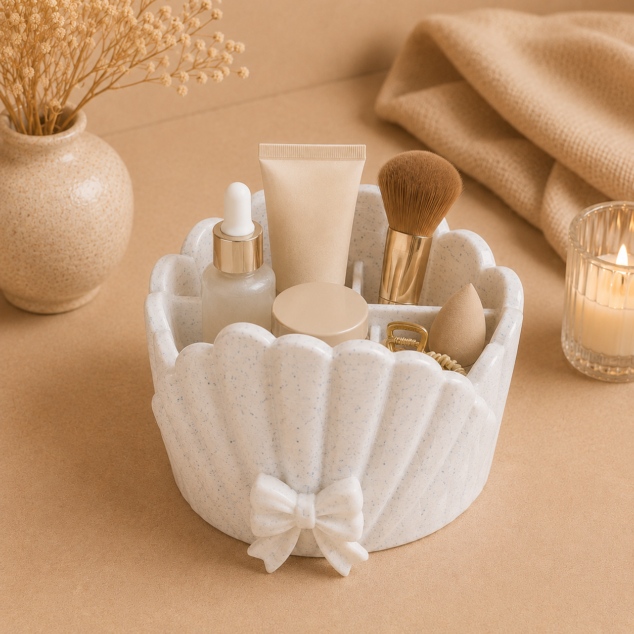 Shell Lipstick Holder
