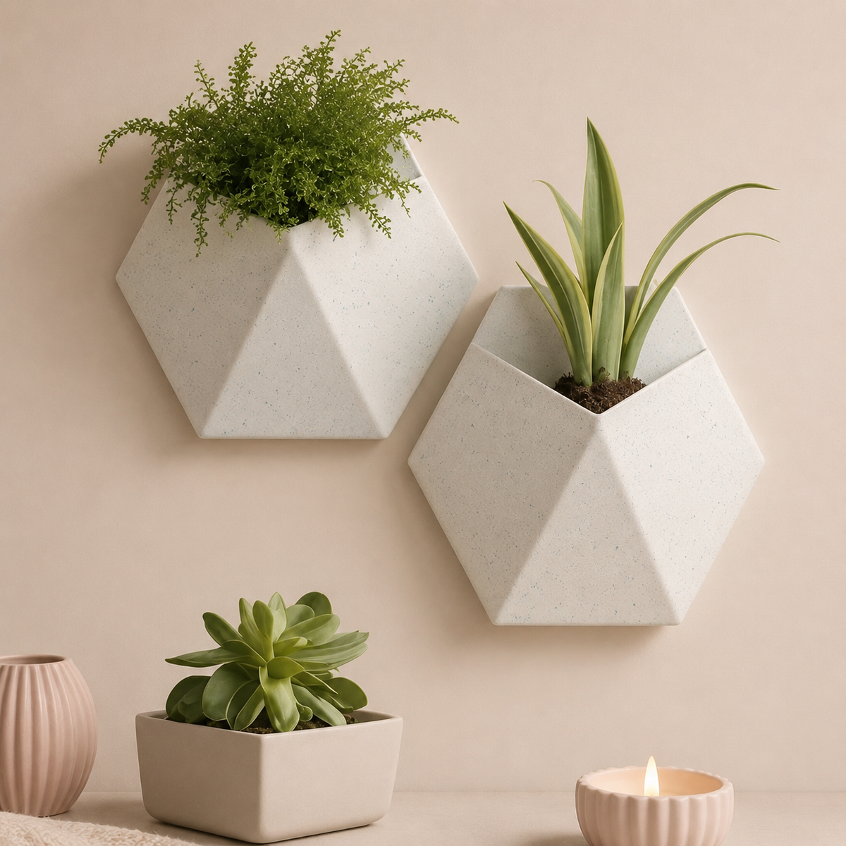 Wall Mounted Minimalist Planter